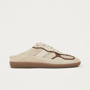 Alohas Mule Cream Leather Sneakers (NEW)